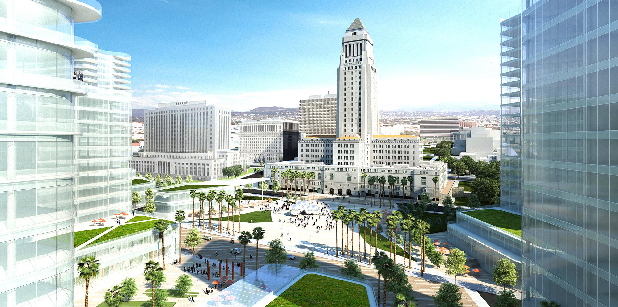 洛杉矶市民中心广场总体规划